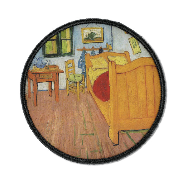 Custom The Bedroom in Arles (Van Gogh 1888) Iron On Round Patch