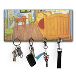 The Bedroom in Arles (Van Gogh 1888) Key Hanger w/ 4 Hooks