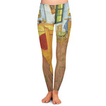 The Bedroom in Arles (Van Gogh 1888) Ladies Leggings - Small