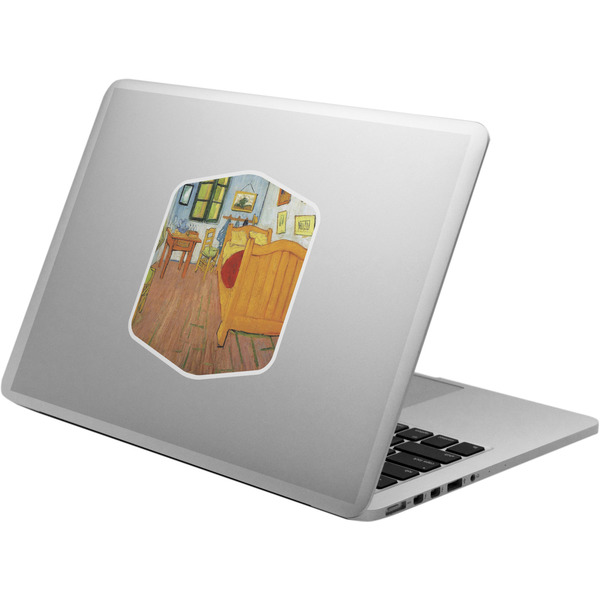 Custom The Bedroom in Arles (Van Gogh 1888) Laptop Decal