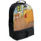 The Bedroom in Arles (Van Gogh 1888) Large Backpack - Black - Angled View