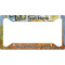 The Bedroom in Arles (Van Gogh 1888) License Plate Frame - Style A