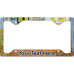 The Bedroom in Arles (Van Gogh 1888) License Plate Frame - Style C