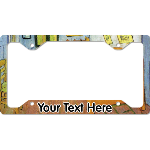 Custom The Bedroom in Arles (Van Gogh 1888) License Plate Frame - Style C