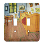 The Bedroom in Arles (Van Gogh 1888) Light Switch Cover (2 Toggle Plate)