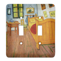 The Bedroom in Arles (Van Gogh 1888) Light Switch Cover (2 Toggle Plate)