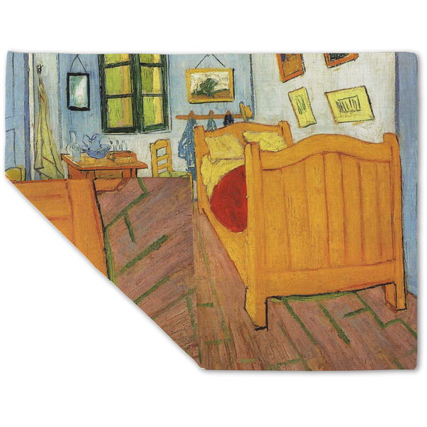 Custom The Bedroom in Arles (Van Gogh 1888) Double-Sided Linen Placemat - Single