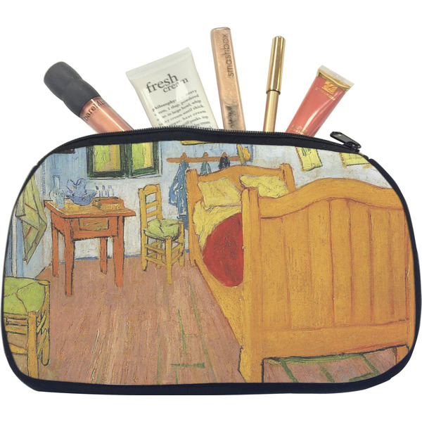 Custom The Bedroom in Arles (Van Gogh 1888) Makeup / Cosmetic Bag - Medium