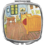 The Bedroom in Arles (Van Gogh 1888) Compact Makeup Mirror