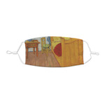 The Bedroom in Arles (Van Gogh 1888) Kid's Cloth Face Mask - XSmall