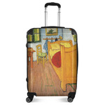 The Bedroom in Arles (Van Gogh 1888) Suitcase - 24" Medium - Checked