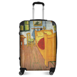 The Bedroom in Arles (Van Gogh 1888) Suitcase - 24" Medium - Checked