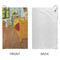 The Bedroom in Arles (Van Gogh 1888) Microfiber Golf Towels - Small - Approval