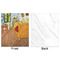 The Bedroom in Arles (Van Gogh 1888) Minky Blanket - 50"x60" - Single Sided - Front & Back