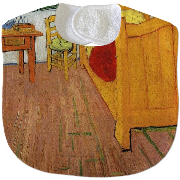 Custom The Bedroom in Arles (Van Gogh 1888) Velour Baby Bib