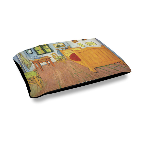 Custom The Bedroom in Arles (Van Gogh 1888) Outdoor Dog Bed - Medium