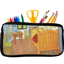 The Bedroom in Arles (Van Gogh 1888) Neoprene Pencil Case - Small