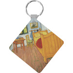 The Bedroom in Arles (Van Gogh 1888) Diamond Plastic Keychain