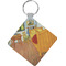 The Bedroom in Arles (Van Gogh 1888) Personalized Diamond Key Chain