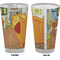 The Bedroom in Arles (Van Gogh 1888) Pint Glass - Full Color - Front & Back Views