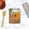 The Bedroom in Arles (Van Gogh 1888) Rectangle Trivet with Handle - LIFESTYLE