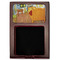 The Bedroom in Arles (Van Gogh 1888) Red Mahogany Sticky Note Holder - Flat