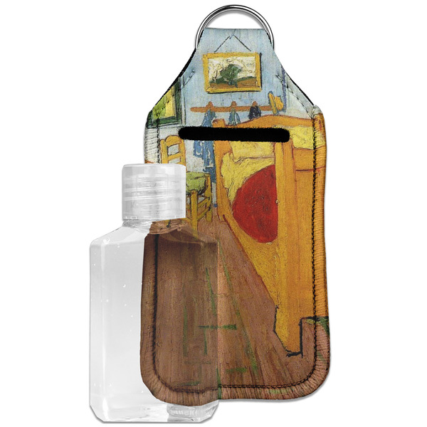 Custom The Bedroom in Arles (Van Gogh 1888) Hand Sanitizer & Keychain Holder - Large