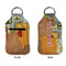 The Bedroom in Arles (Van Gogh 1888) Sanitizer Holder Keychain - Small APPROVAL (Flat)