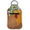 The Bedroom in Arles (Van Gogh 1888) Sanitizer Holder Keychain - Small (Front Flat)