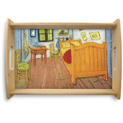 The Bedroom in Arles (Van Gogh 1888) Natural Wooden Tray - Small