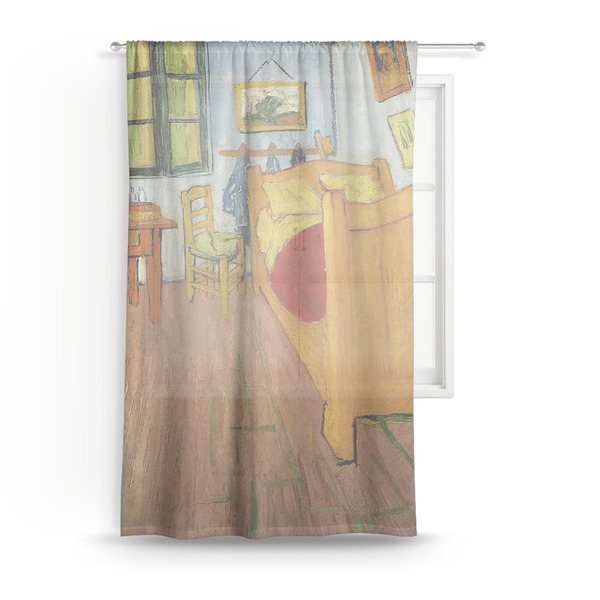 Custom The Bedroom in Arles (Van Gogh 1888) Sheer Curtain - 50"x84"