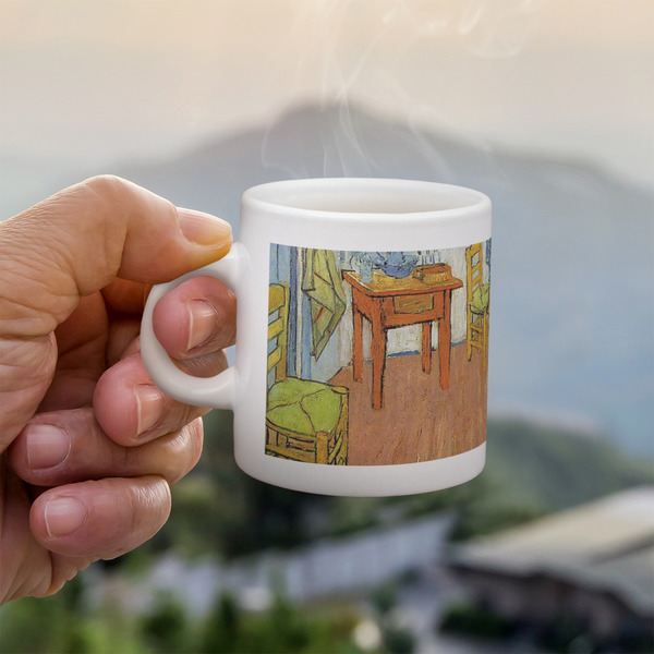 Custom The Bedroom in Arles (Van Gogh 1888) Single Shot Espresso Cup - Single