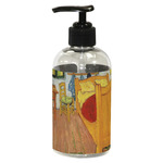 The Bedroom in Arles (Van Gogh 1888) Plastic Soap / Lotion Dispenser (8 oz - Small - Black)