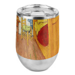 The Bedroom in Arles (Van Gogh 1888) Stemless Wine Tumbler - Full Print