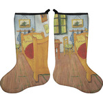 The Bedroom in Arles (Van Gogh 1888) Holiday Stocking - Double-Sided - Neoprene