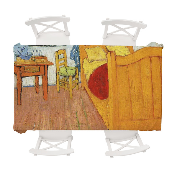 Custom The Bedroom in Arles (Van Gogh 1888) Tablecloth - 58"x102"