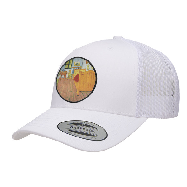 Custom The Bedroom in Arles (Van Gogh 1888) Trucker Hat - White