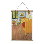 The Bedroom in Arles (Van Gogh 1888) Wall Hanging Tapestry - Tall