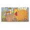 The Bedroom in Arles (Van Gogh 1888) Wall Mounted Coat Hanger - Front View