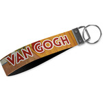 The Bedroom in Arles (Van Gogh 1888) Webbing Keychain Fob - Small