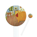 The Bedroom in Arles (Van Gogh 1888) Round Plastic Stir Sticks