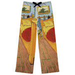 The Bedroom in Arles (Van Gogh 1888) Womens Pajama Pants - 2XL