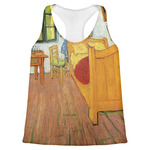 The Bedroom in Arles (Van Gogh 1888) Womens Racerback Tank Top - Medium