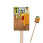 The Bedroom in Arles (Van Gogh 1888) 6.25" Rectangle Wooden Stir Sticks - Double Sided