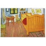 The Bedroom in Arles (Van Gogh 1888) Woven Mat