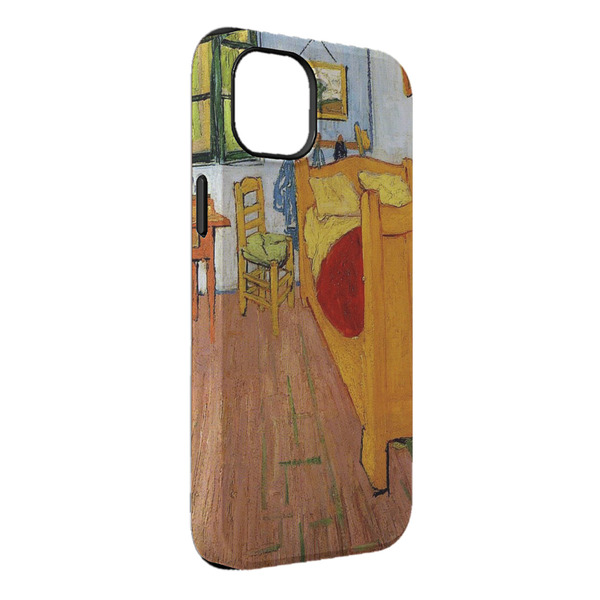 Custom The Bedroom in Arles (Van Gogh 1888) iPhone Case - Rubber Lined - iPhone 14 Plus