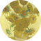 Sunflowers (Van Gogh 1888) 1" Multipurpose Round Labels - Single Sticker