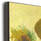 Sunflowers (Van Gogh 1888) 16x20 Wood Print - Closeup