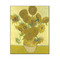 Sunflowers (Van Gogh 1888) 16x20 Wood Print - Front View