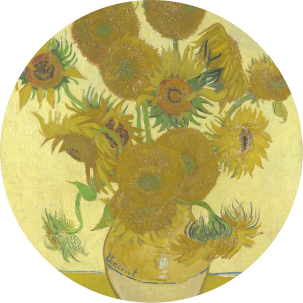 Custom Sunflowers (Van Gogh 1888) 2" Multipurpose Round Labels